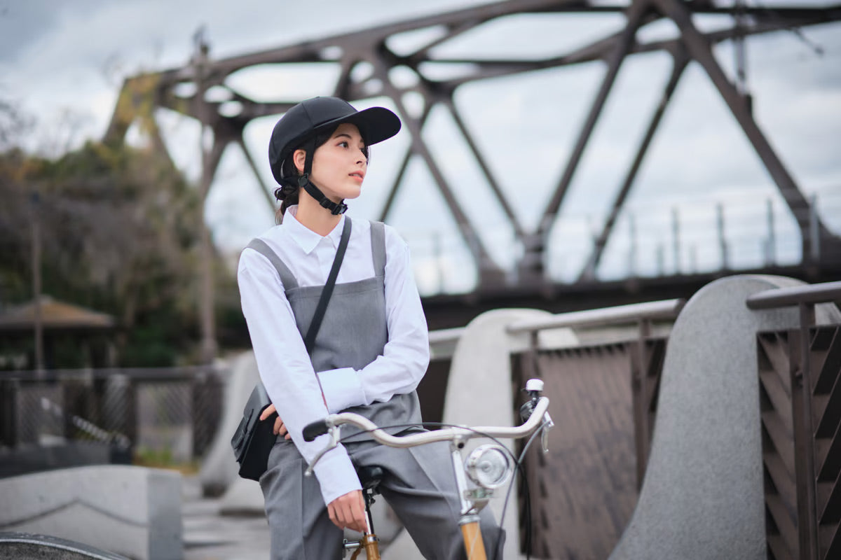 自転車ヘルメット Oli 　織 キャップタイプ　SG付　送料無料